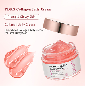 Crème hydratante pour le visage à la gelée de collagène PDRN, collagène <span class=keywords><strong>marin</strong></span> hydrolysé PDRN, crème hydratante raffermissante pour le visage, anti-âge, réparation de la peau - Product Image 6