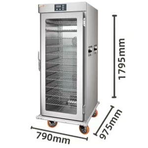 Xybest nhà hàng điện sang trọng lớn phục vụ cách nhiệt hâm nóng thực phẩm tủ container 1 cửa làm bằng thép không gỉ - Product Image 2