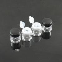 Pot de poudre libre transparent avec tamis, 5ml, 5 grammes, 10 ml, 10 grammes, prix bas