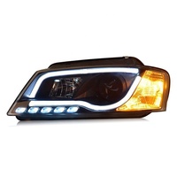 Pièces de voiture modifiées AQD62 Projecteur de phare antibrouillard 55W Phares avant transparents pour Audi A3 2008-2012