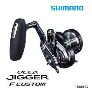 รอกเบทคาสติ้ง <span class=keywords><strong>SHIMANO</strong></span> 19OCEA <span class=keywords><strong>JIGGER</strong></span> F CUSTOM แบบคันโยก สำหรับตกปลาจิ๊กกิ้งน้ำลึก ตกปลาทะเล ตกปลาจากเรือ - Product Image 1
