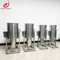 Elektrische hogesnelheidsmixers en -blenders met grote capaciteit (45L, 60L, 80L, 100L), geschikt voor fabrieken en restaurants.