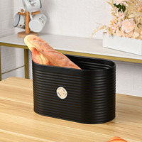 Ensemble de boîtes de rangement pour comptoir de cuisine Lot de 4 boîtes de rangement pour café, thé, sucre et pain
