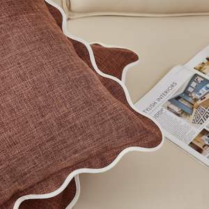 Farmhouse sarung bantal lempar dekoratif musim semi Modern sarung bantal luar ruangan dipertajam Linen - Product Image 5