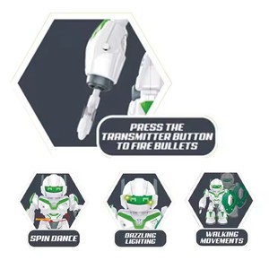 Cậu <span class=keywords><strong>b</strong></span>é Đồ chơi sở thích Điện xoay nhảy múa Robot âm nhạc & ánh sáng <span class=keywords><strong>b</strong></span>ắn đạn đồ chơi robot đồ chơi - Product Image 2