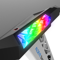 ALSEYE Meja Gaming Pc RGB Lipat, Penjualan Terbaik