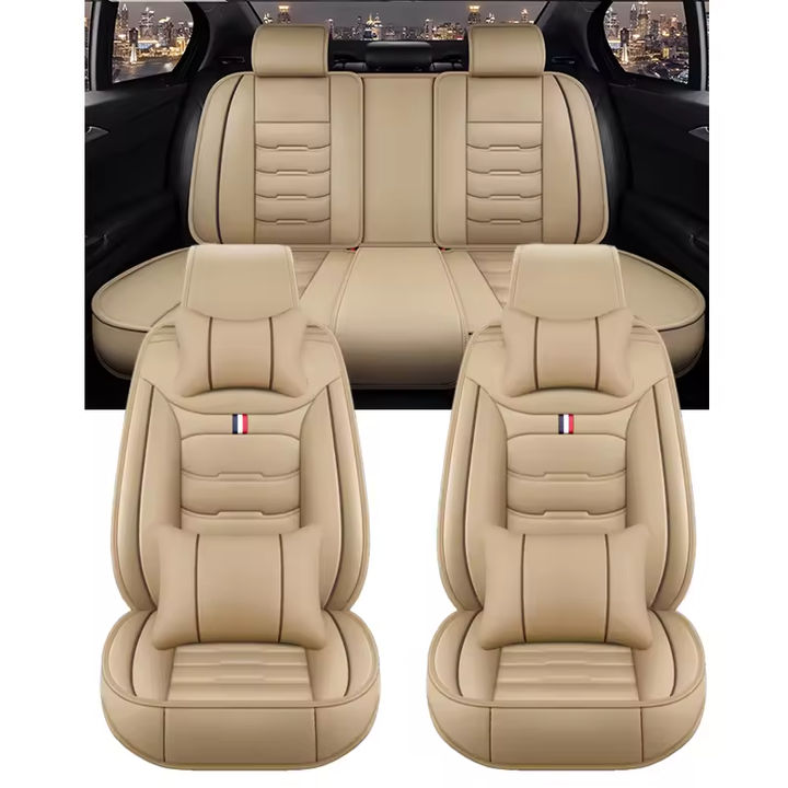 Pvc Seat Cover Universal Luxury 3D PVC Car Seat Covers - Waterproof & Breathable