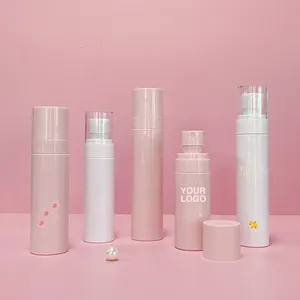 Factory Stock Pink White PET 60Ml 80ml 100Ml Plastic Perfume Bottle Hair Salon Toner Alcohol Plastic Fine Mist Spray Bottle