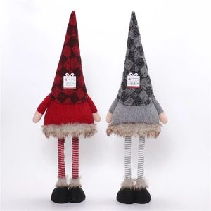 Adorables Gnomos Navideños Luminosos, Pareja de 2 Piezas, Grandes, 82 cm, Decoración de Peluche para el Suelo, para el Invierno - Product Image 4