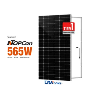 DAH N Type 575w 580w 585w Solar Panel Eu Warehouse Mono Factory Price Solar Plate 550 Watt