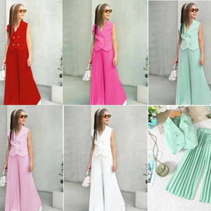 2025新款欧美女童休闲套装袖夹克 + 宽腿裤4t跨界童装百件 - Product Image 2