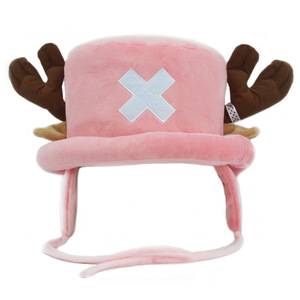 Nhật Bản Anime Đáng Yêu Phim Hoạt Hình Mảnh Luffy Chopper 3D Cap Bán Buôn Mềm Sang Trọng Thú Nhồi Bông Đồ Chơi Hat Biểu Tượng Tùy Chỉnh Trẻ Em Quà Tặng - Product Image 3