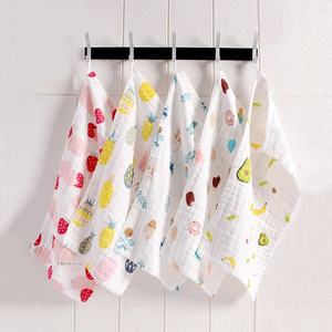 Serviette en Gaze de Coton 50*25 Petite pour Nouveau-né, Lingette Visage, Bavoir, Linge Bébé Multi-usages - Product Image 2