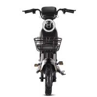Scooter électrique à batterie lithium, deux places, avec panier avant, E-Moped, vélo électrique urbain, vente en gros pour adultes