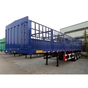 Cheap China Factory Made In China New Brand 4 Axles 60T Fence Semi Trailer