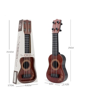 Mini ukulélé en bois en gros, jouet musical, mini guitare ukulélé, instrument de musique éducatif pour enfants - Product Image 5