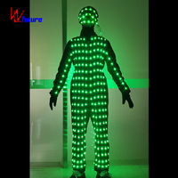 Costume de scène LED performant, tenue de danse cyberpunk, costume de cosplay, vêtements pour spectacle de festival, DJ, fête, carnaval, événement, soirée