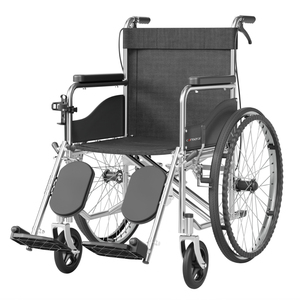 Sedia a Rotelle Manuale Leggera Pieghevole a Prezzo di Fabbrica, Seduta Morbida, Strumento di Viaggio Pratico per Terapia Riabilitativa - Product Image 1