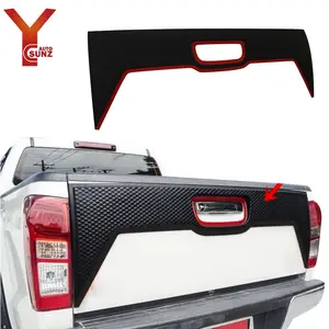 YCSUNZ Per D-max Nero Opaco di Coda Porta Spingere Copertura con Adesivi Nero per D-max Portellone Bordo accessori auto Esterno