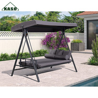 Chaises en rotin, revêtement extérieur moderne suspendu, chaise pliante, banc, Double Pod, Pvc, Patio, lit balançoire avec auvent