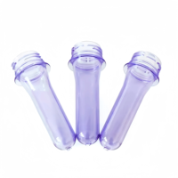 Préforme PET légère de 15g, filetage PCO 1881 de 28mm pour le soufflage de bouteilles de jus, de soda et de liquides de 350ml à 500ml avec bouchons 28mm 1881