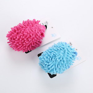 Venta caliente perro de peluche jugando masticar juguetes adorable erizo forma mascota perro chirriante peludo juguete de peluche - Product Image 4