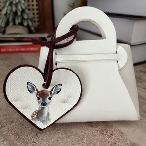 Breloques de sac en cuir personnalisées, pendentifs <span class=keywords><strong>gazelles</strong></span> tendance, accessoires de sacs, ornements suspendus en cuir PU pour sacs et voitures - Product Image 6