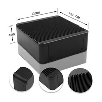 Boîtier d'amplificateur de puissance, fabricant professionnel, boîtier d'amplificateur de puissance électronique en aluminium extrudé anodisé sur mesure