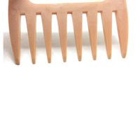 Huile de cheveux naturelle, pour bébé, doré, blanc, maquillage Afro, dents larges, peigne incurvé