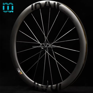 Juego de <span class=keywords><strong>Ruedas</strong></span> de <span class=keywords><strong>Carbono</strong></span> para Bicicleta de Carretera SeeMore, Delanteras de 40 mm, Traseras de 50 mm, con Radios Aero CX-ray, Buje de Trinquete de 54 Dientes, para Ciclismo de <span class=keywords><strong>Gravel</strong></span> y Carreras - Product Image 2