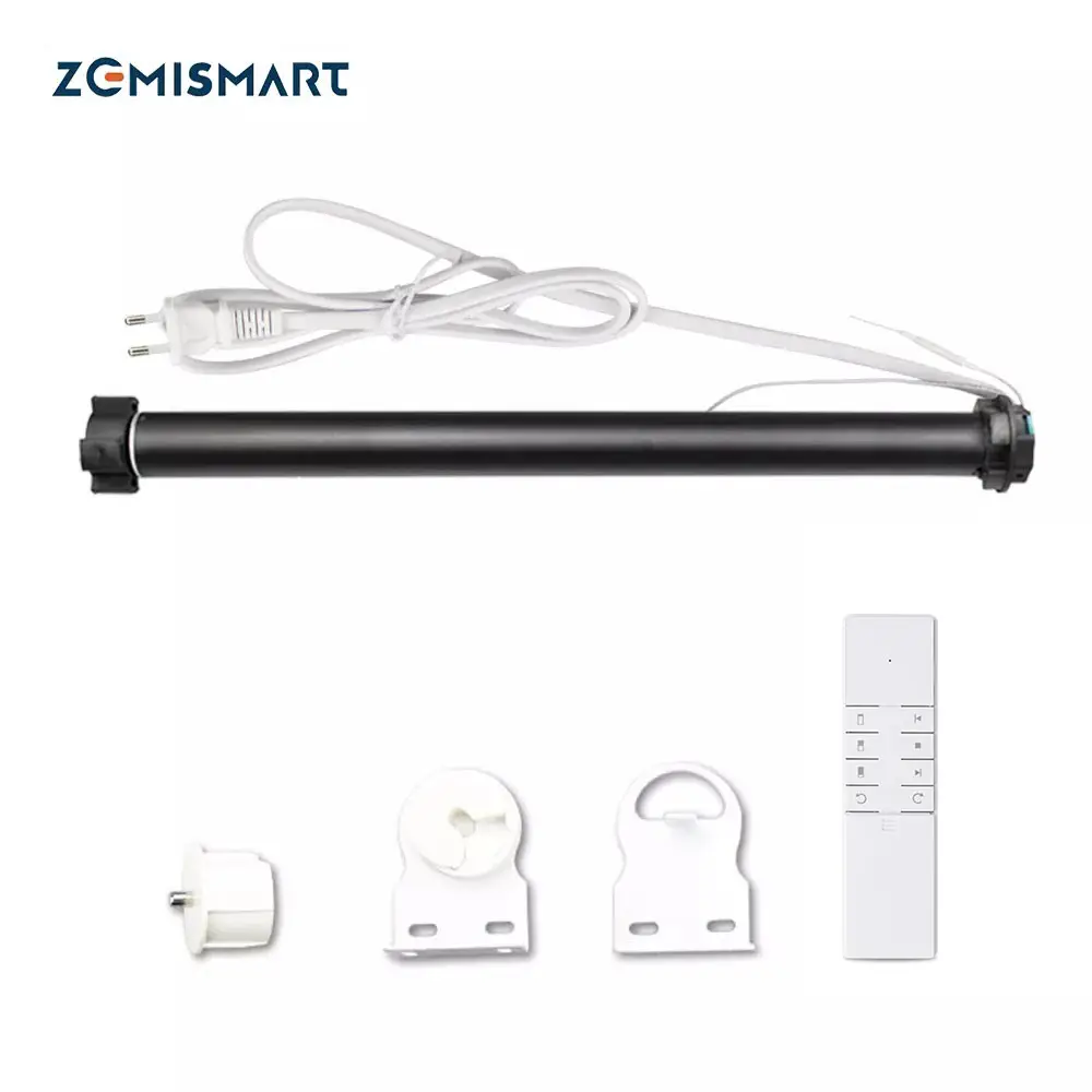 Zemismart Wifi tuya cuộc sống thông minh rèm động cơ cho 36 37 mét ống Alexa Google điều khiển nhà Con lăn mù cơ giới màn trập động cơ