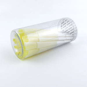 Cônes à rouler blancs personnalisés avec logo de marque, 50 pièces, papier à rouler naturel, accessoires pour fumeurs, cônes à cigarettes biologiques - Product Image 1