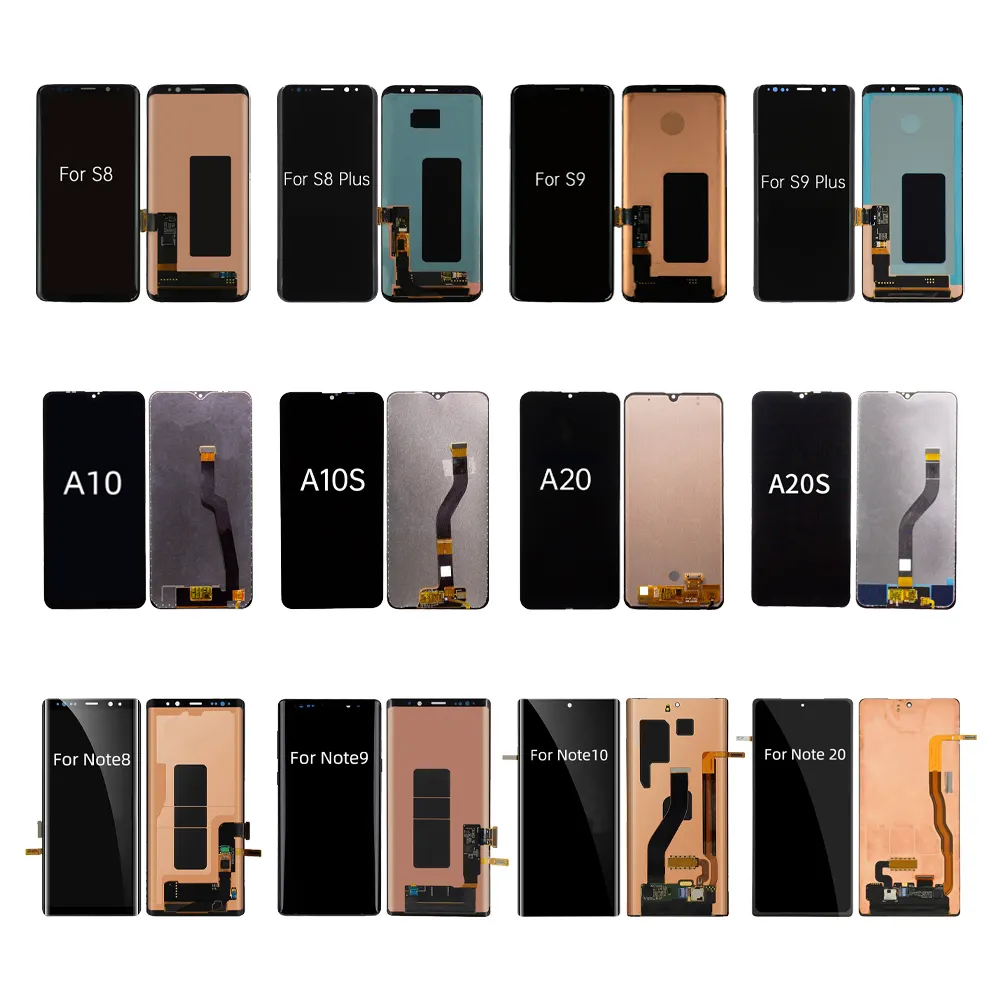 मोबाइल फोन j2 एलसीडी डिस्प्ले स्क्रीन के लिए सैमसंग s7 s6 बढ़त s8 j3 j7 मोबाइल फोन स्क्रीन एलसीडी डिस्प्ले के लिए सैमसंग नोट 8 नोट 9 एलसीडी