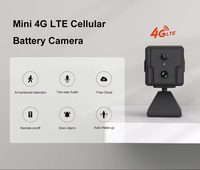 Caméra de sécurité OiKay 4G sans WiFi, batterie 3400 mAh, 37 jours d'autonomie, caméras IP intérieures 2K HD, alarme de mouvement PIR, surveillance domestique sans fil