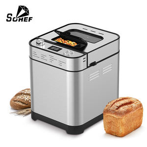Gluten-Free Automatic Bread Maker Healthy Baking <strong>Program</strong> French German English Operating <strong>Languages</strong> Electric for Household Use - Product Image 1