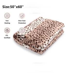 بطانية تدفئة كهربائية منزلية مقاومة للماء ومؤقتة، شال تدفئة للسفر منخفض الجهد - Product Image 3