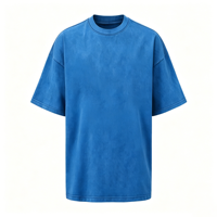 T-shirt Homme Personnalisé avec Logo, 230 g/m², 100 % Coton, Coupe Ample, Style Vintage, Respirant, Col Rond, Manches Courtes, Tricoté, Vente en Gros