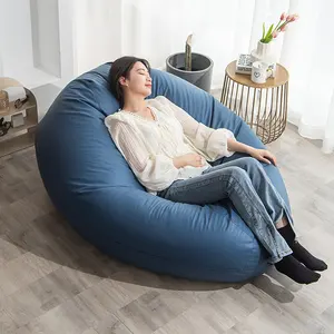 Hochwertiger Stoff Bequemer Indoor Lazy Sitzsack Füllen Eps Betten Für Erwachsene Sitzsack Sofa