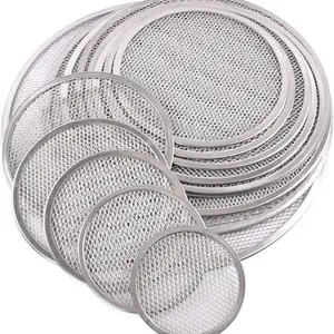 6 7 8 9 10 11 12 13 14 15 16 17 18 19 20 22 polegada Alumínio Pizza Peel Tela/Pizza Mesh Pan