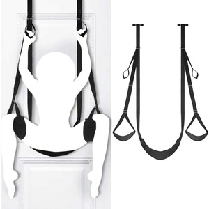 Columpio Erótico BDSM para Colgar en la Puerta, Juguete Sexual para Adultos, Restricción <span class=keywords><strong>de</strong></span> Bondage para Parejas, Juegos SM/BDSM, Negro/Color Personalizado - Product Image 3