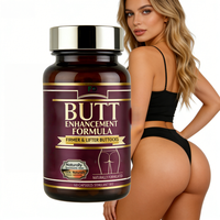 Complément Butt Booster pour l'augmentation et le raffermissement des fesses, 60 capsules