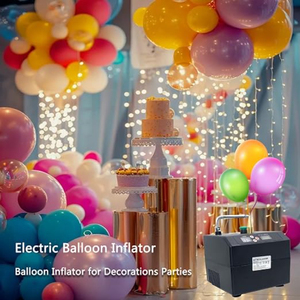 Inflador Eléctrico, Bomba de Inflado, Máquina de Helio Portátil, Máquina Automática para Inflar Globos, Tipo Pedal - Product Image 2