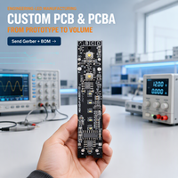 Produsen PCBA Perakitan PCB Kustom OEM ODM Satu Pintu Masuk untuk SMT Prototipe Gerber BOM Pengadaan Komponen dan Pengujian Fungsional