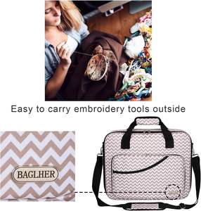 Échantillon gratuit 2025 Machine à coudre standard à roulettes de mode et sac de transport pour accessoires - Product Image 3