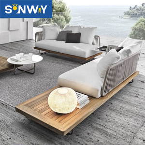 Juego de Comedor de Jardín Moderno de Aluminio Resistente para Exteriores, para Hotel y Villa, Muebles de Patio de Lujo para 5 Personas - Product Image 2