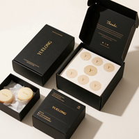 Boîte d'expédition en carton ondulé personnalisable de grande capacité avec logo en mousse imprimé à l'intérieur, emballage efficace pour bougies, cadeaux et artisanat