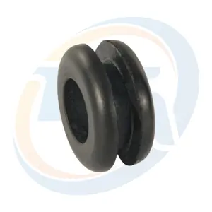 LongCheng Custom Hot Selling Colored Neoprene silicone Rubber Grommet Cable Rubber Grommet Bushes For round cable Hole