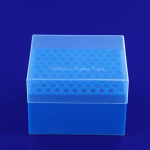 Contenedor Wantong para puntas de pipeta de 1000ul con 100 orificios para uso en laboratorio - Product Image 1