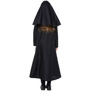 Pour les articles en stock - Costume <span class=keywords><strong>de</strong></span> religieuse noire pour enfants pour le cosplay <span class=keywords><strong>de</strong></span> Noël - Robes et pantalons médiévaux <span class=keywords><strong>de</strong></span> conte <span class=keywords><strong>de</strong></span> fées - Product Image 4