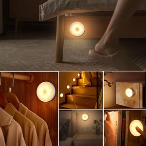 Luz nocturna LED inteligente con sensor de movimiento para iluminación de armarios en el hogar - Product Image 4